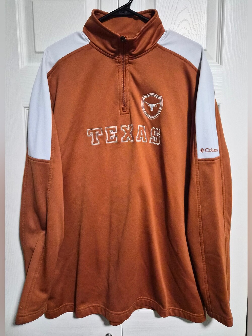 Men's Columbia Omni Shield Texas Longhorns 1/4 Zip Pullover Sz. XL